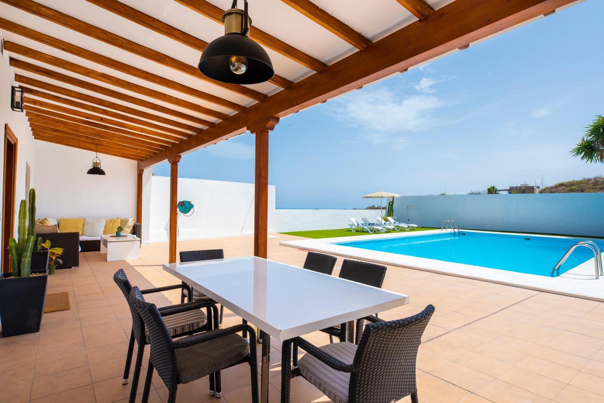 Villa Private House With Pool & Garden à Güimar Extérieur photo